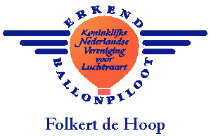 Veilig ballonvaren met een KNVvL erkend ballon piloot Folkert de Hoop